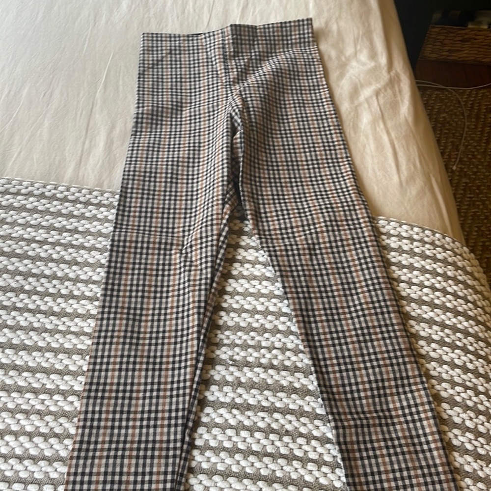 Boohoo plaid skinny pants